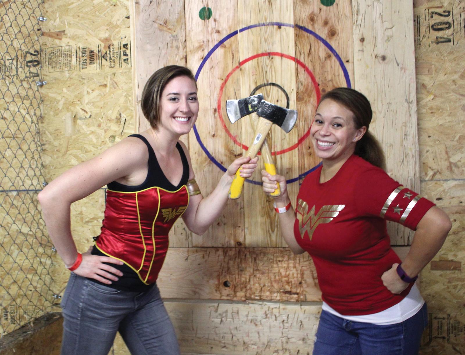 Rotary clubs raise funds throwing axes Rotary International